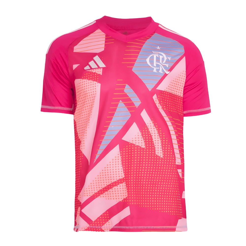 Camisa Flamengo Rosa | Goleiro 2 2025 | Sem Patrocínios