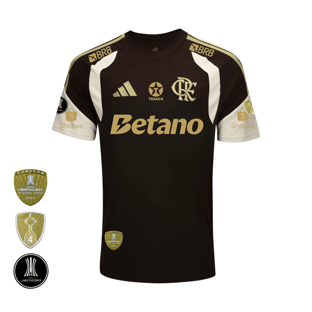 Camisa Polo Treino Atleta 2026 | Libertadores Com Patrocínios